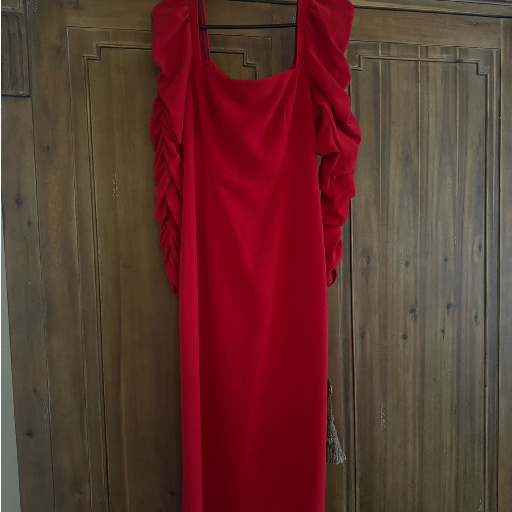 Elegant Red Women's Dress